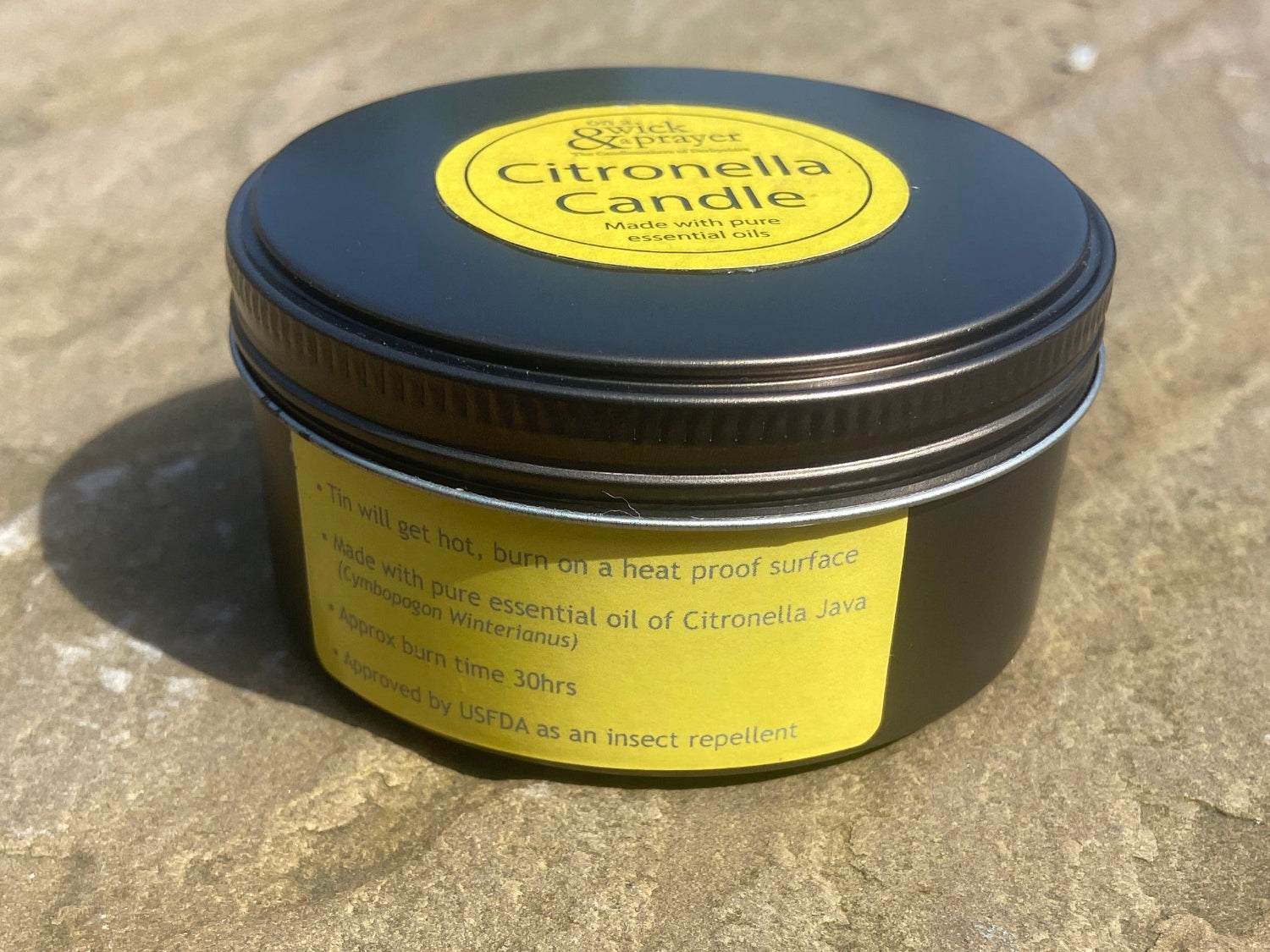 Citronella Candle Tins