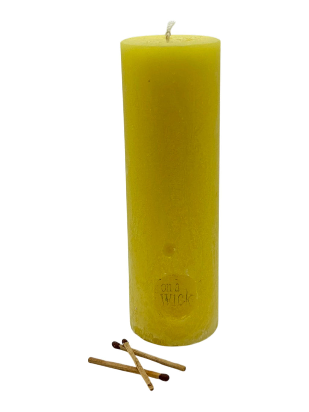 Scented Round Pillar Candle in [fragrance] fragrance by On a Wick and a Prayer