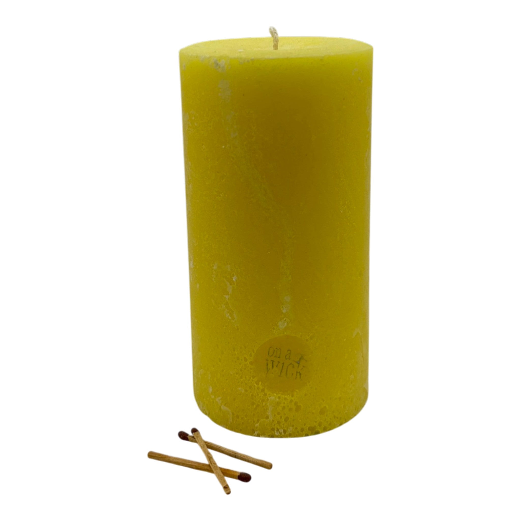 Scented Round Pillar Candle in [fragrance] fragrance by On a Wick and a Prayer