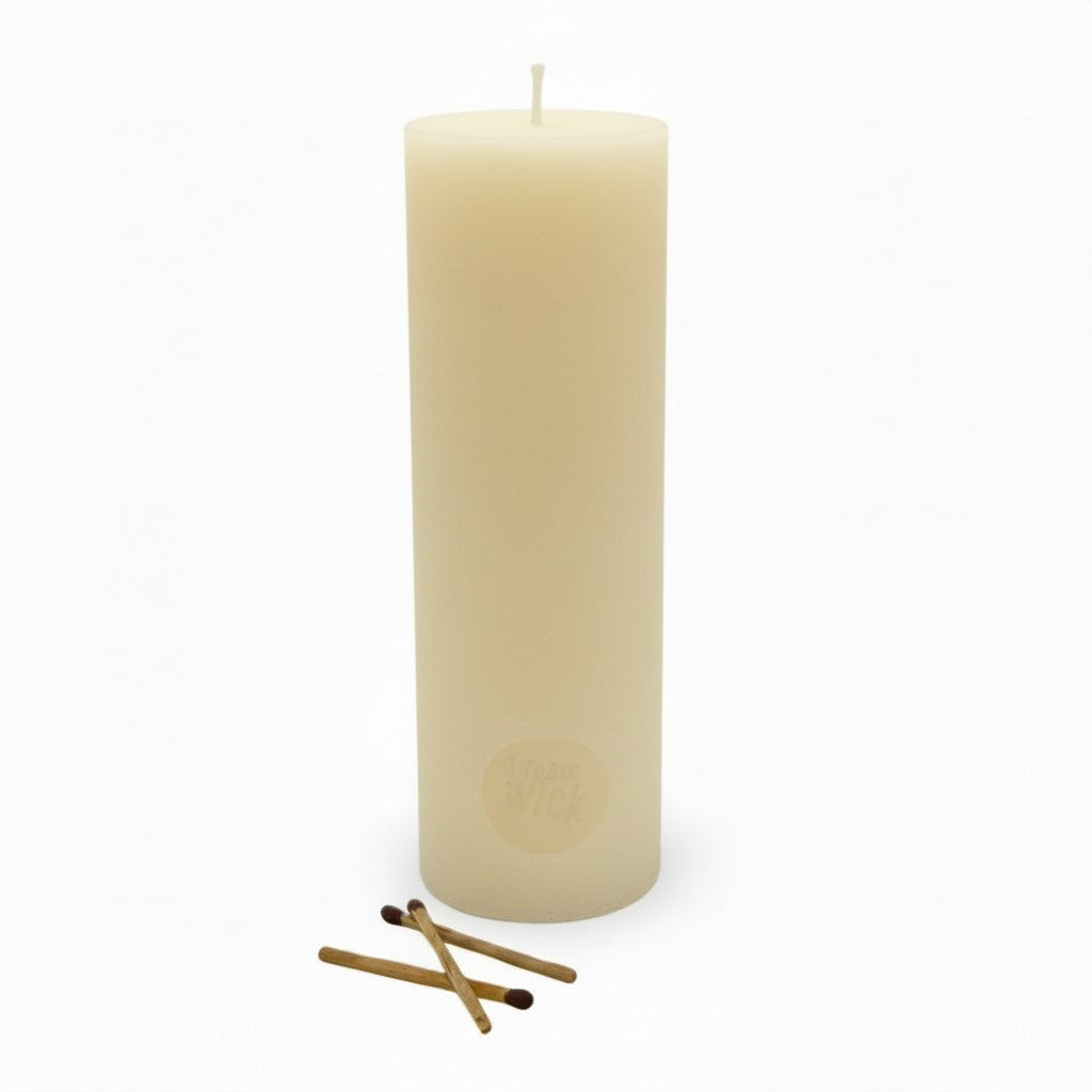 Scented Round Pillar Candle in [fragrance] fragrance by On a Wick and a Prayer