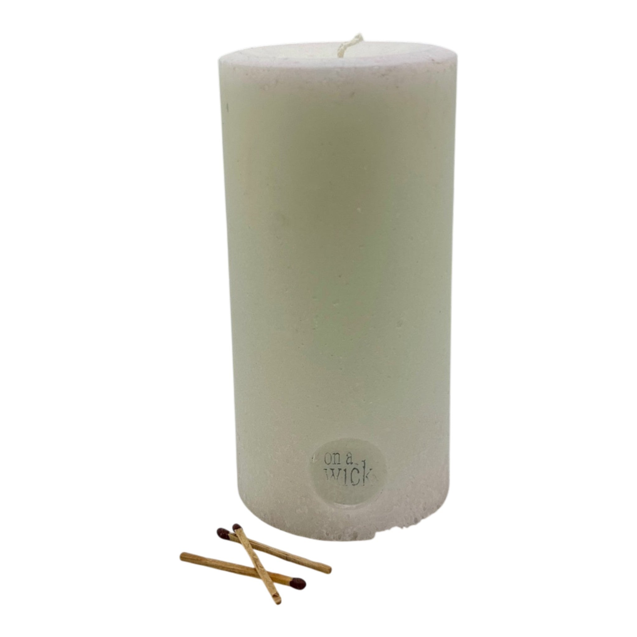 Scented Round Pillar Candle in [fragrance] fragrance by On a Wick and a Prayer