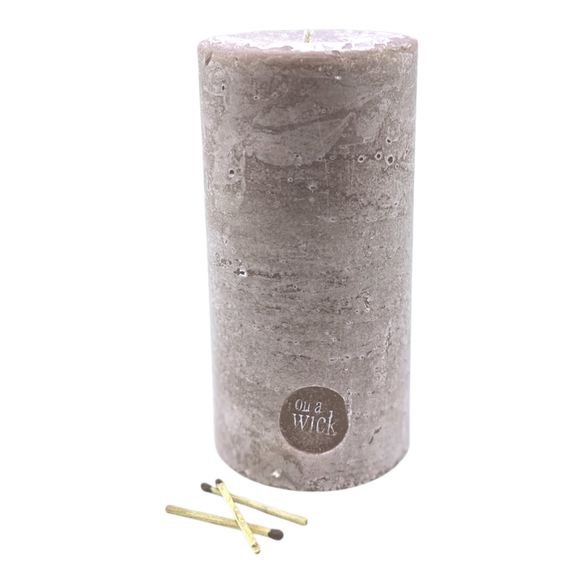 Scented Round Pillar Candle in [fragrance] fragrance by On a Wick and a Prayer