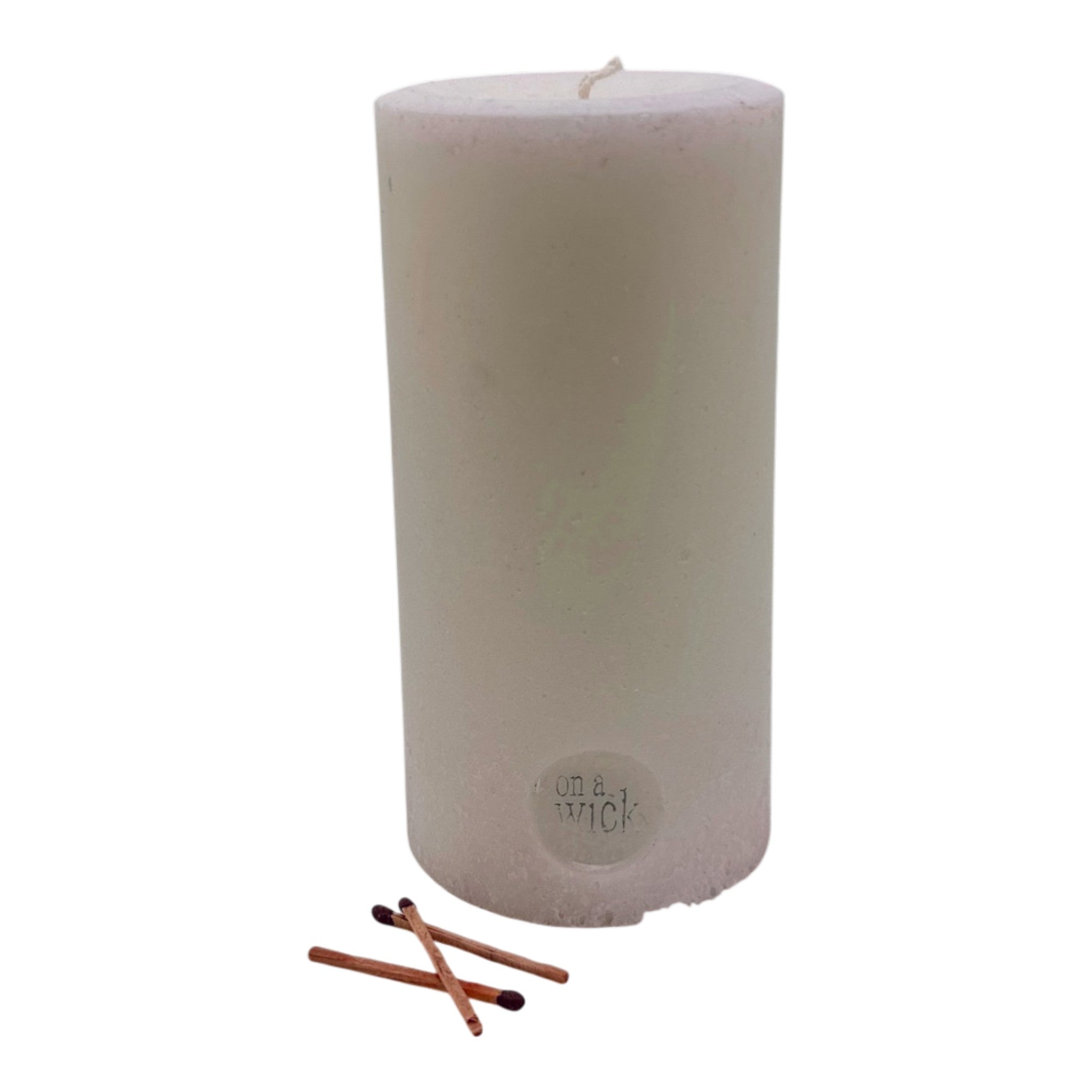 Scented Round Pillar Candle in [fragrance] fragrance by On a Wick and a Prayer