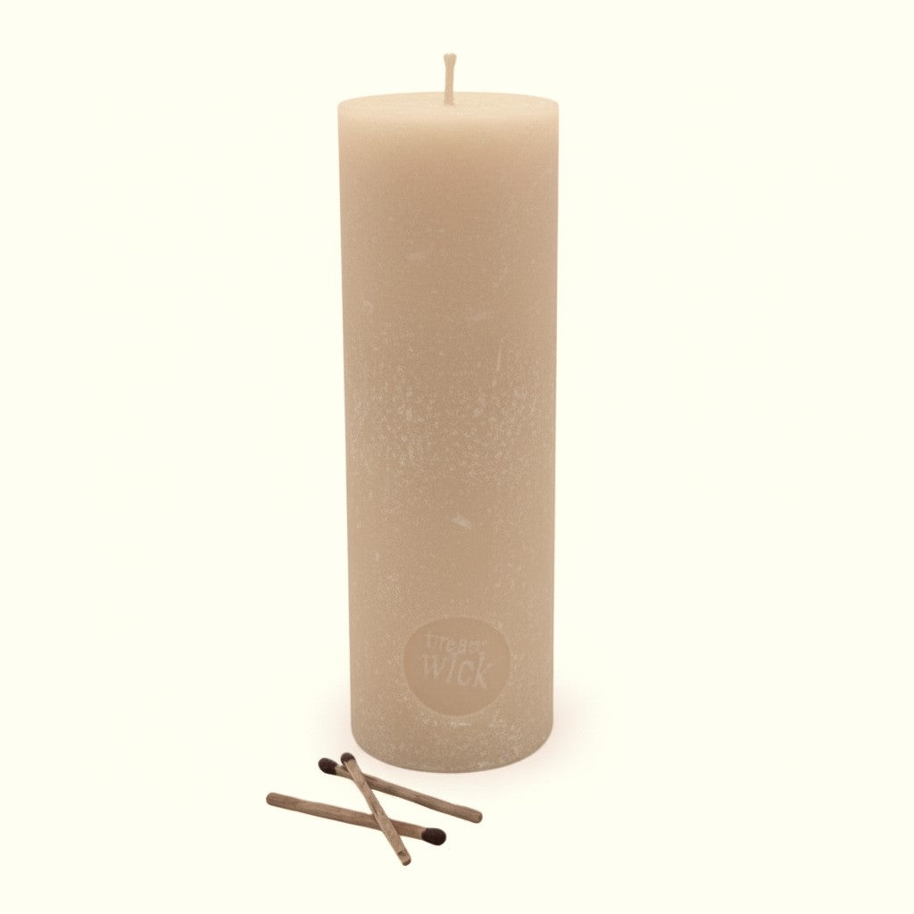 Scented Round Pillar Candle in [fragrance] fragrance by On a Wick and a Prayer