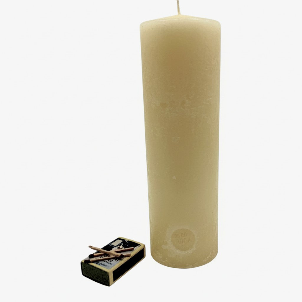 Scented Round Pillar Candle in [fragrance] fragrance by On a Wick and a Prayer
