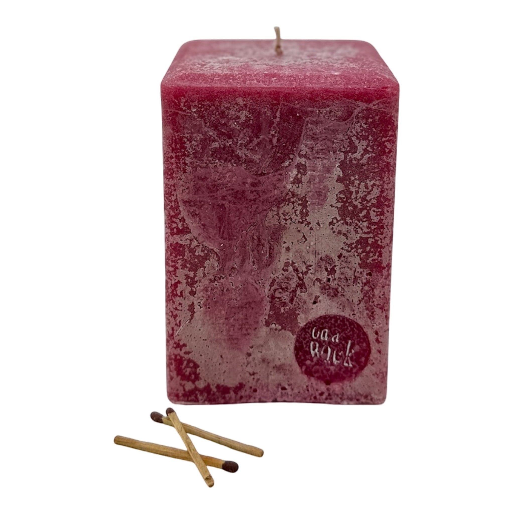 Scented Square Pillar Candle in [fragrance] fragrance by On a Wick and a Prayer