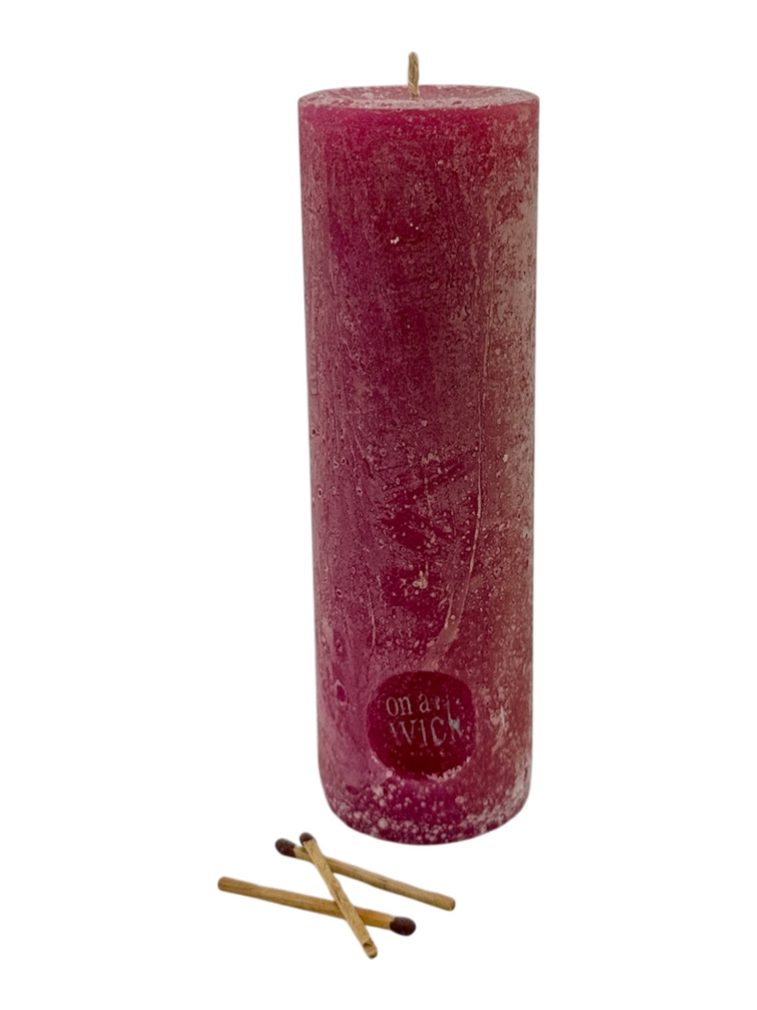 Scented Round Pillar Candle in [fragrance] fragrance by On a Wick and a Prayer