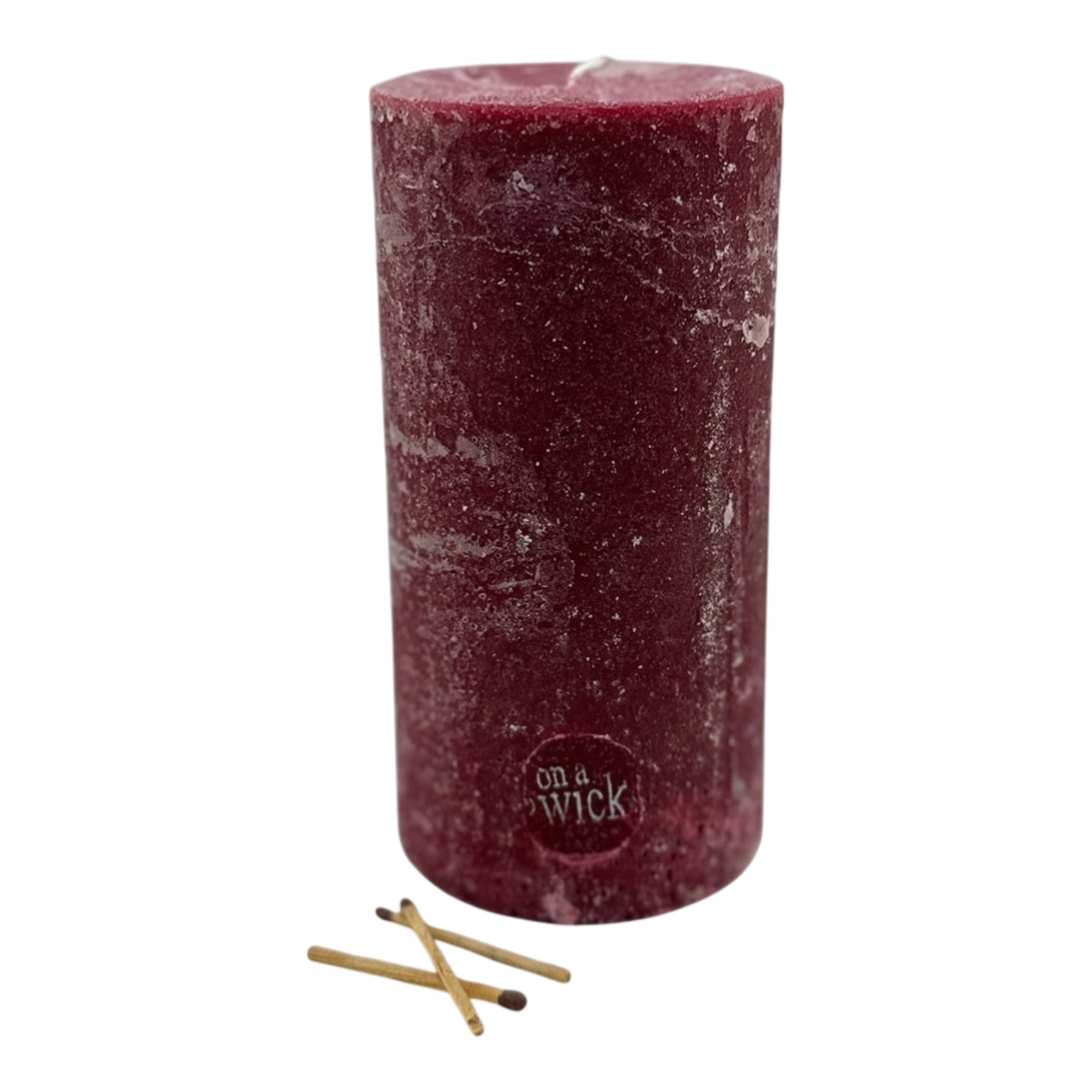Scented Round Pillar Candle in [fragrance] fragrance by On a Wick and a Prayer