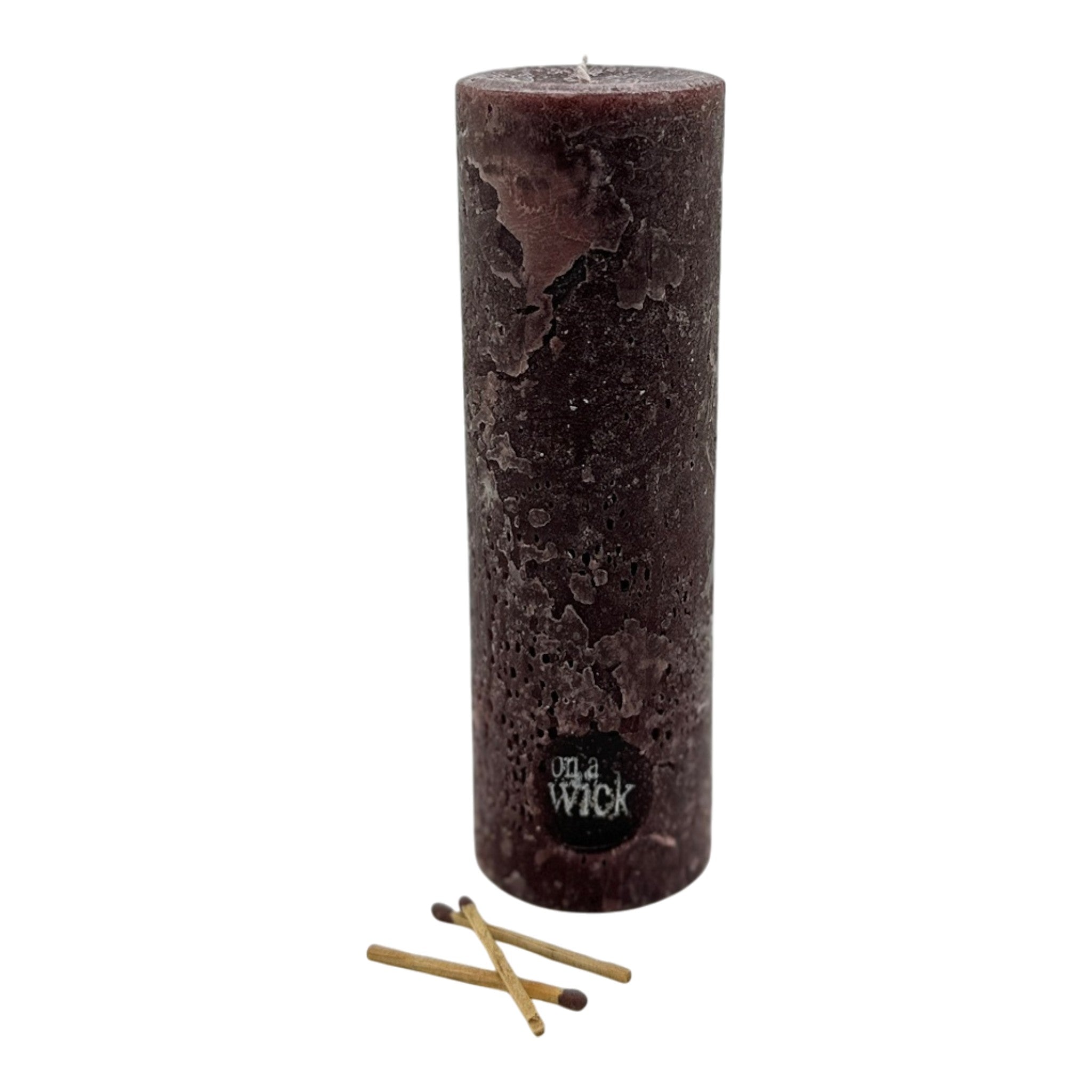 Scented Round Pillar Candle in [fragrance] fragrance by On a Wick and a Prayer