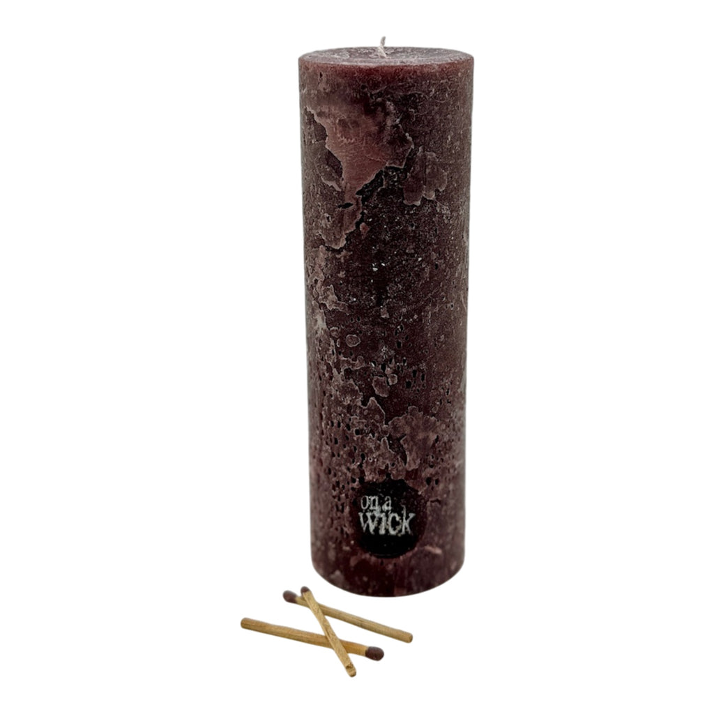 Scented Round Pillar Candle in [fragrance] fragrance by On a Wick and a Prayer