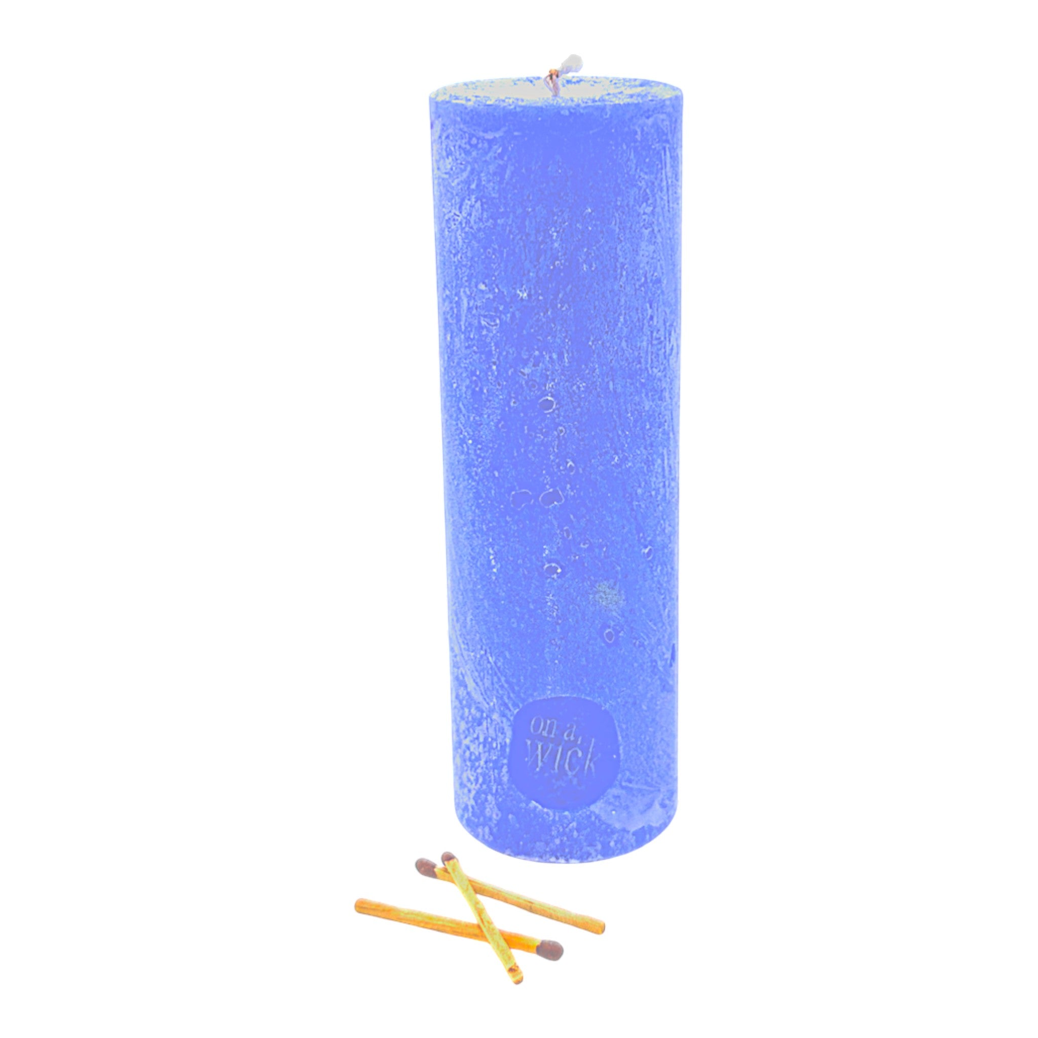 Scented Round Pillar Candle in [fragrance] fragrance by On a Wick and a Prayer