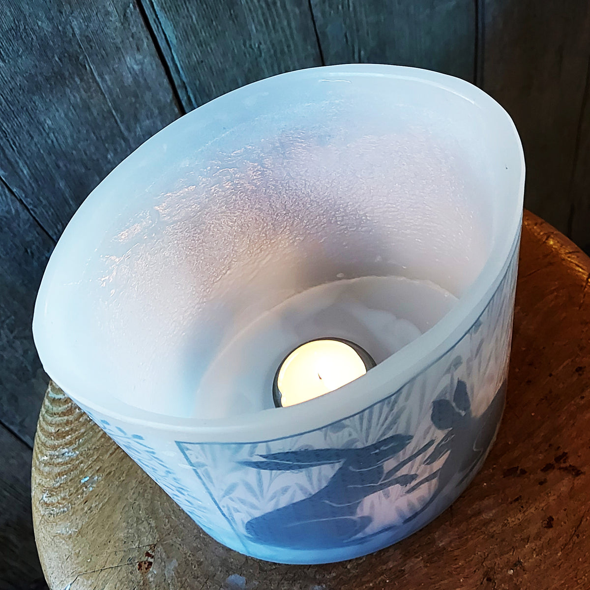 De Morgan Hares Wax Hurricane Lantern