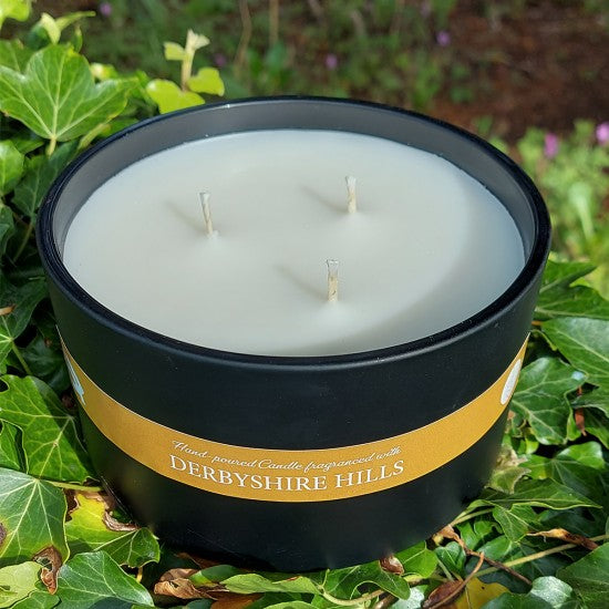 Derbyshire Hills Luxury Triple wick candle
