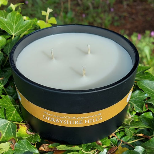 Derbyshire Hills Luxury Triple wick candle