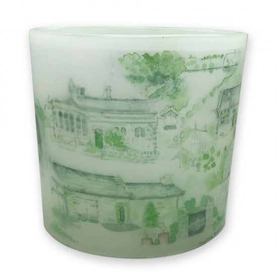 Tissington Village Wax Hurricane Lantern