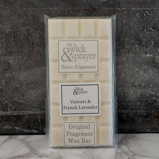 Vetivert & French Lavender Soy Wax Melt Bar