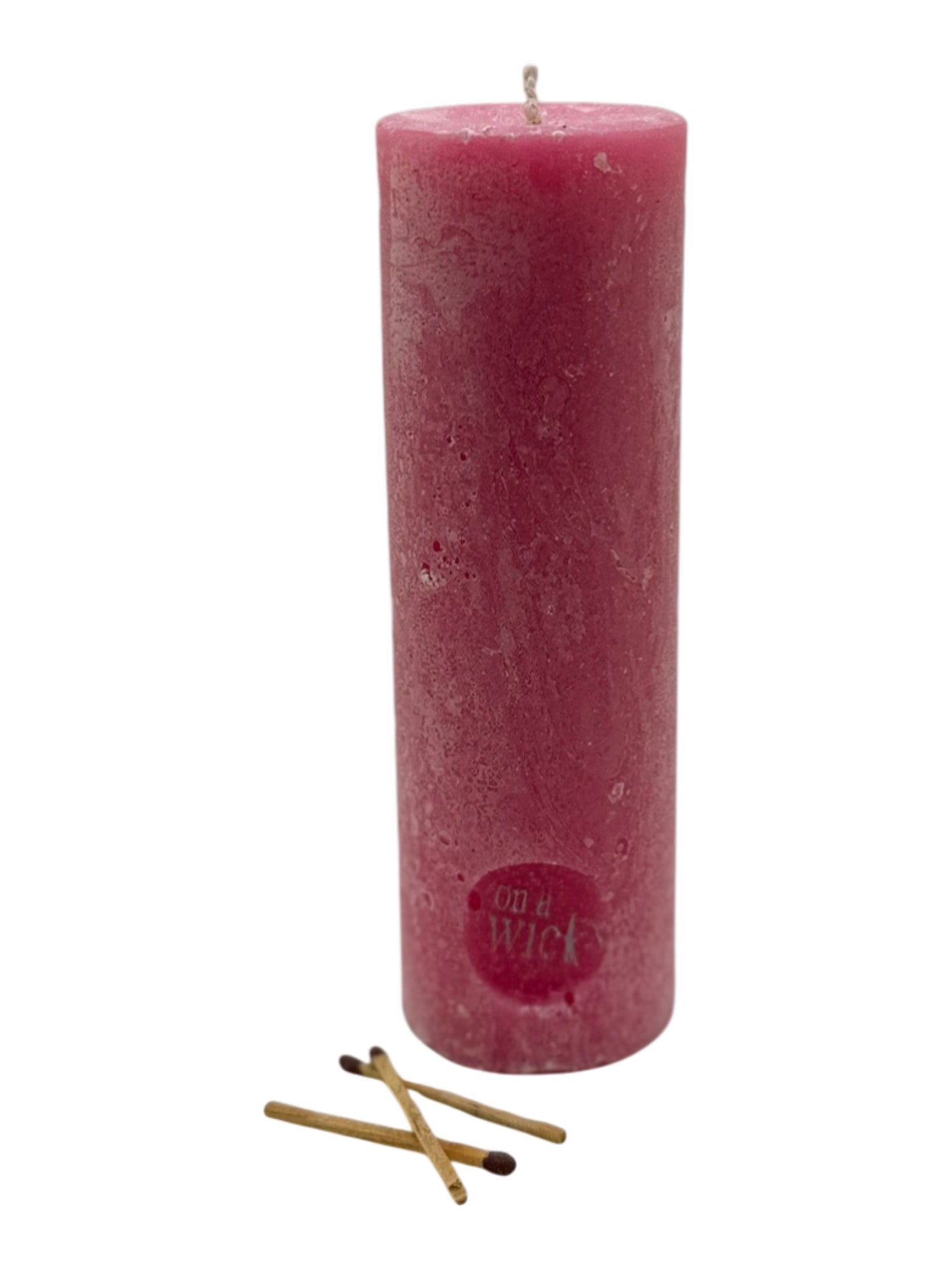 Scented Round Pillar Candle in [fragrance] fragrance by On a Wick and a Prayer