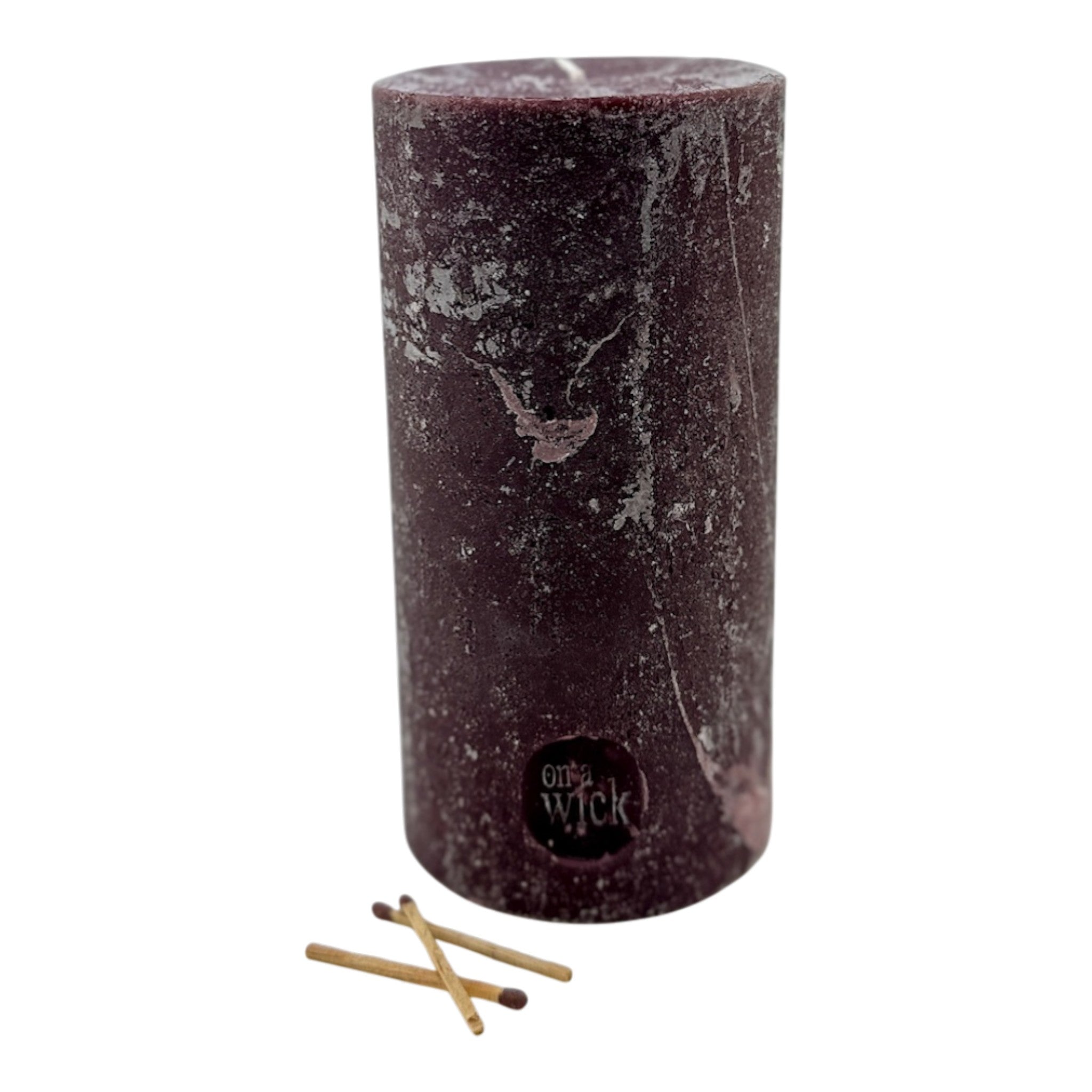Scented Round Pillar Candle in [fragrance] fragrance by On a Wick and a Prayer