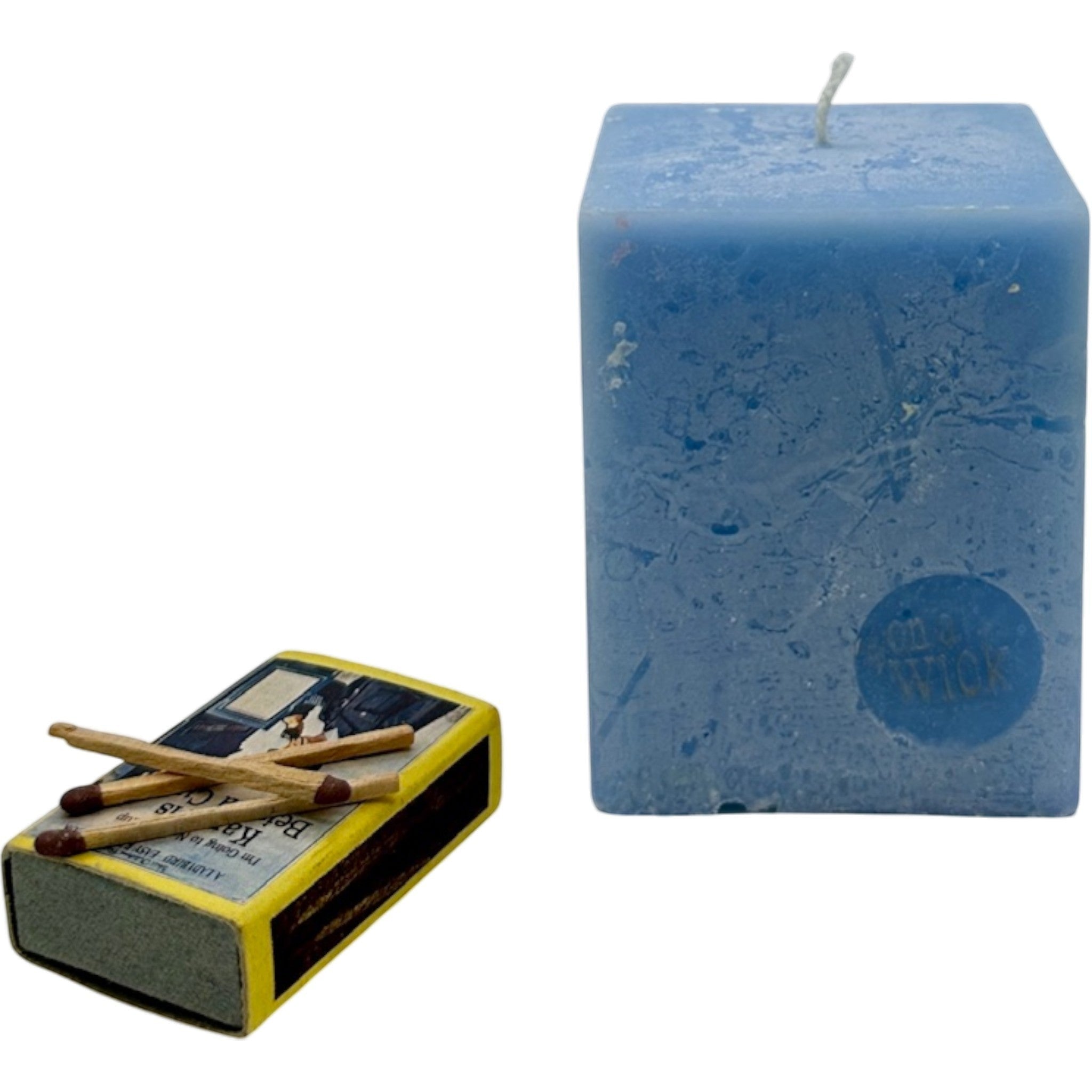 Scented Square Pillar Candle in [fragrance] fragrance by On a Wick and a Prayer