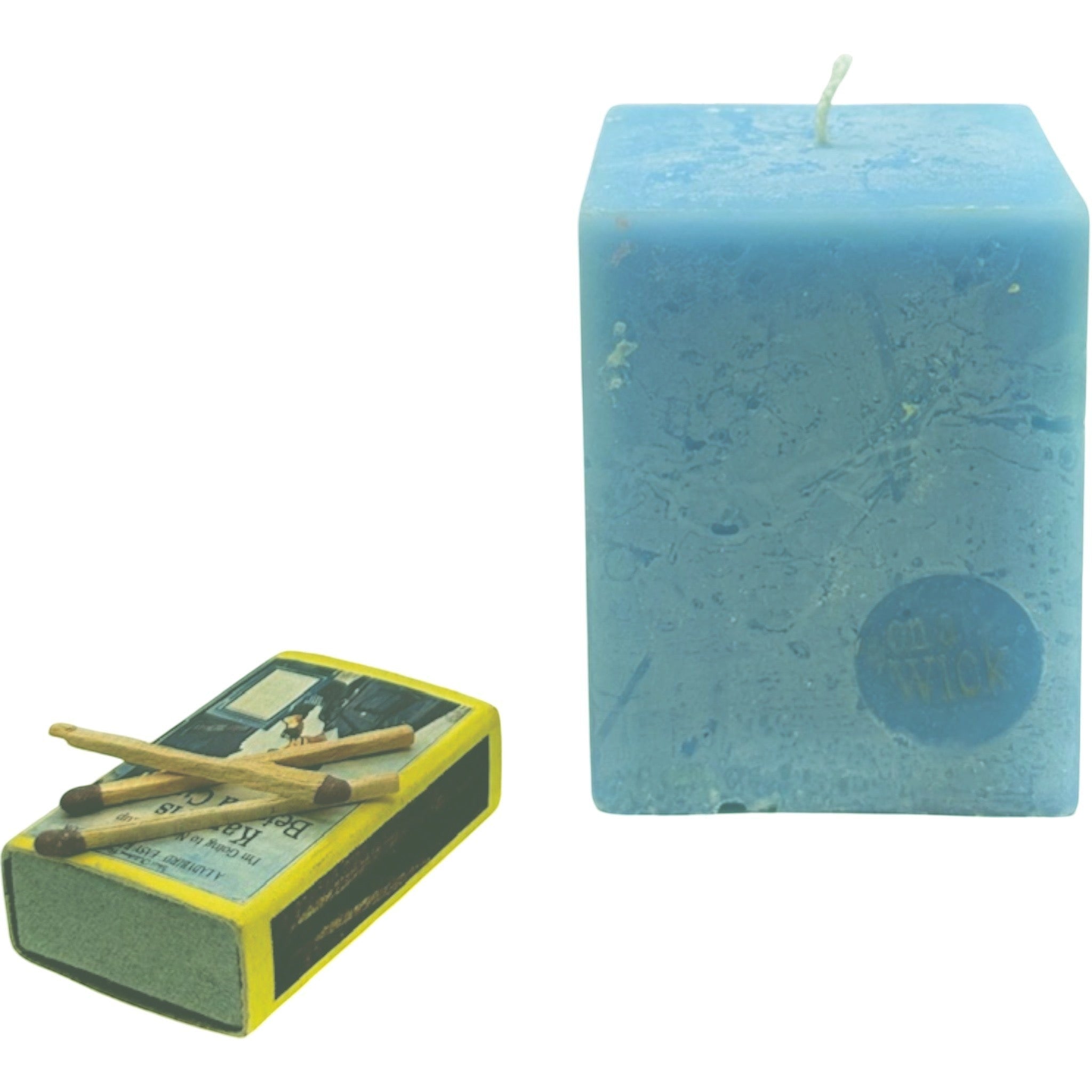 Scented Square Pillar Candle in [fragrance] fragrance by On a Wick and a Prayer